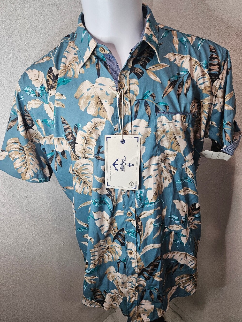 NWT Craft & Flow Voyage Hawaiian Shirt Men's XL